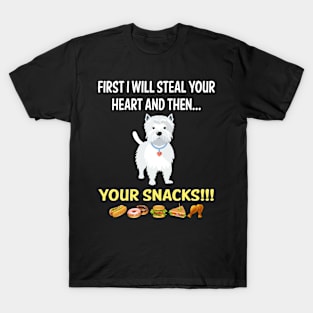 Steal Heart West Highland White Terrier 03 T-Shirt